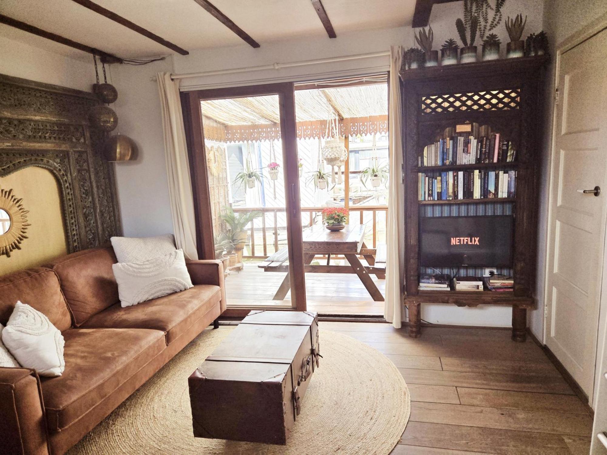 House Boat Studio With Waterfront Terrace Amsterdam Dış mekan fotoğraf