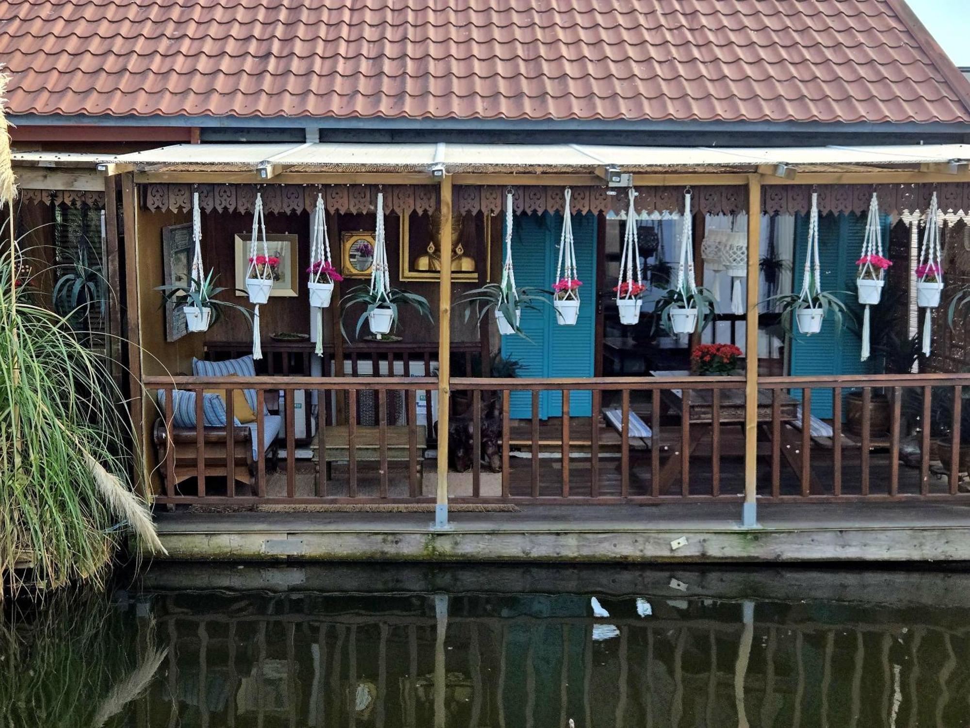 House Boat Studio With Waterfront Terrace Amsterdam Dış mekan fotoğraf